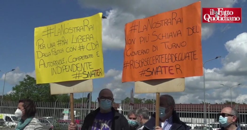 Rai, presidio dei lavoratori a Saxa Rubra: “Partiti non vogliono riforma, ma solo occupare azienda”. Laganà: “Nomine Cda? Serve trasparenza”