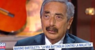 Copertina di Oggi è un altro giorno, Marino Bartoletti: “Ho avuto un tumore e forse ce l’ho ancora”. Serena Bortone in lacrime