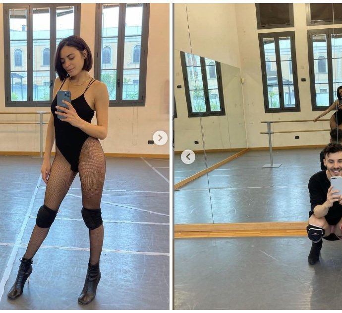 Elodie in tacchi a spillo si scatena a ritmo di danza in sala prove, Belen Rodriguez: “Ma io ti adoro” – VIDEO