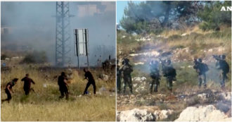 Copertina di Gaza, scontri tra esercito israeliano e palestinesi al checkpoint di Ramallah – Video