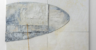 Copertina di “Pitture”, la mostra personale dedicata a Pier Paolo Calzolari a Milano a partire dal 24 maggio