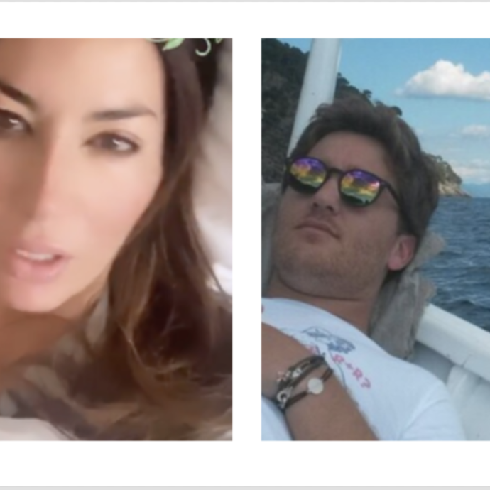 Elisabetta Gregoraci e il pilota Stefano Coletti: lui dice di voler “conquistare il cuore di lei”, lei risponde