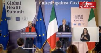 Copertina di Global Health Summit, Draghi: “Impegni per paesi poveri e sui brevetti vaccini sinceri, ma è solo il primo passo”