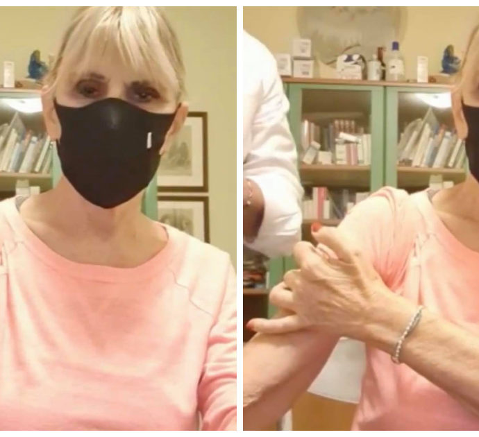 Uomini e Donne, Gemma Galgani si è vaccinata con AstraZeneca: “Una liberazione psicologica”