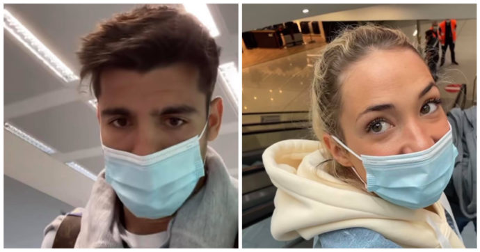 Alvaro Morata e la moglie Alice Campello respinti in aeroporto, lui sbotta: “Complimenti, hai rotto le pal*e”