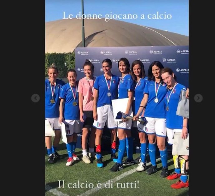 Partita del Cuore, Melissa Satta pubblica un video mentre palleggia: “Chi l’ha detto che le donne non possono giocare a calcio?”