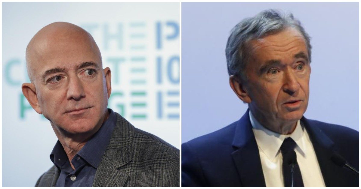 Bernard Arnault sorpassa Jeff Bezos e gli ruba (per il momento) lo scettro di “più ricco al mondo”