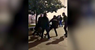 Copertina di Milano, il video della sparatoria alle Colonne di San Lorenzo: carabiniere aggredito da un pitbull apre il fuoco