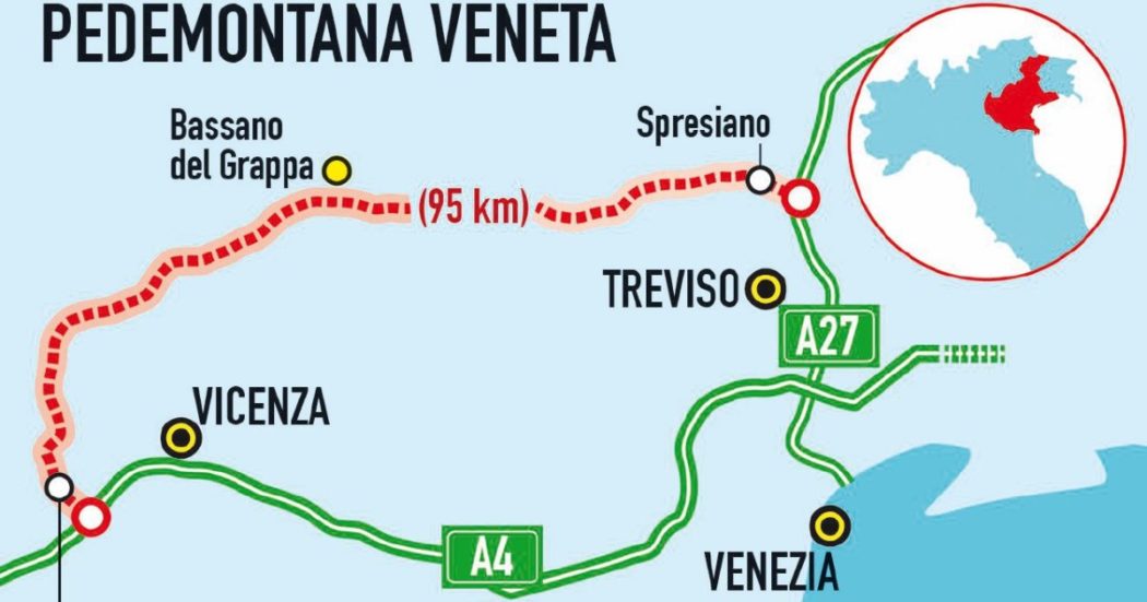 La Pedemontana Veneta è un pozzo senza fondo. Sale a 47 milioni il buco accumulato dalla regione in soli 9 mesi