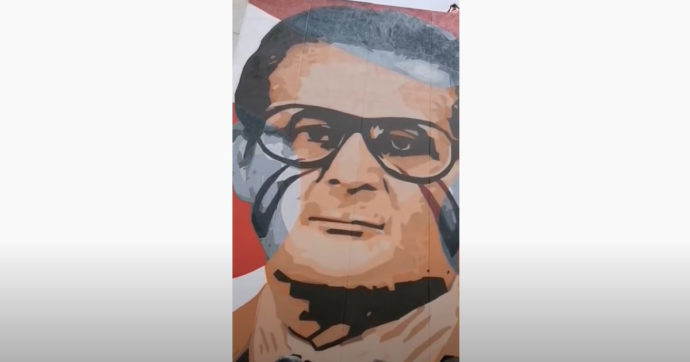 Il murales dedicato a Marcello Torre ha il sapore di un memorandum per il governo