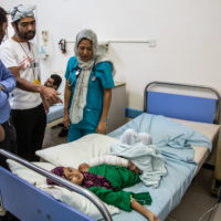 Yemen, Hodeidah, Al Salakhana hospital, 30 April 2019 – Medical team during the morning tour to visit admitted patients.