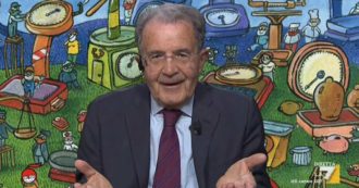 Copertina di Prodi a La7: “Io al Quirinale? Prima di tutto non sono più un bambino e poi non rappresenterei tutto il Paese”