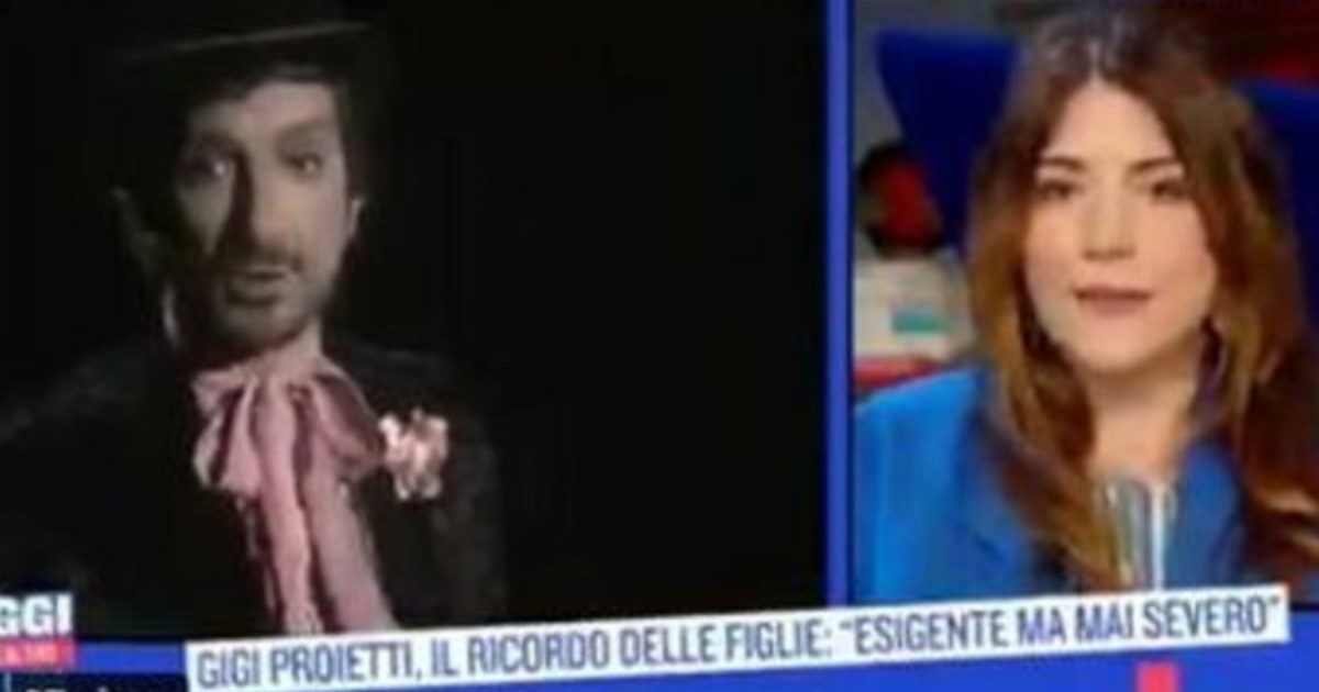 Oggi è un altro giorno, le figlie di Gigi Proietti: “Cercava l’attenzione da parte nostra, voleva farsi dire lui ‘ti voglio bene’ e non lo diceva a noi”