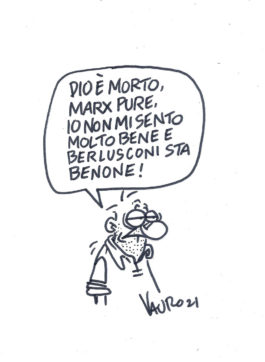 Copertina di La vignetta di Vauro