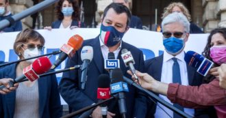 Copertina di Matteo Salvini si è vaccinato contro il Covid. Dopo il richiamo di Draghi anche il leader della Lega ha fatto la prima dose a Milano