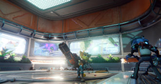 Copertina di Ratchet e Clank: Rift Apart. Grafica d’alto livello e un gameplay fresco per il primo vero gioco nextgen