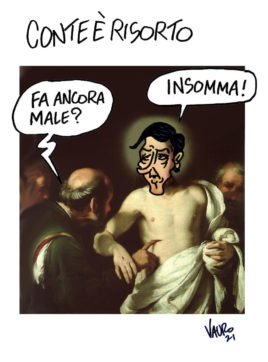 Copertina di La vignetta di Vauro