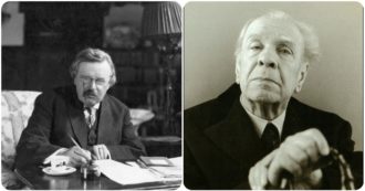 Copertina di Borges e Chesterton, morti nello stesso giorno per un incrocio superficialmente casuale