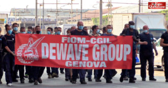 Copertina di Sblocco dei licenziamenti, a Genova lo sciopero della DeWave: “A rischio decine di lavoratori. Le commesse ci sono, ma l’azienda tira dritto”