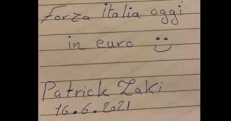 Copertina di Zaki, dal carcere l’incoraggiamento alla nazionale per la partita contro la Svizzera: “Forza Italia oggi in euro”