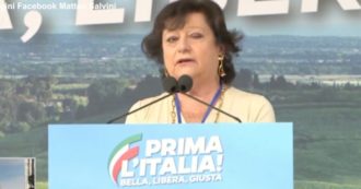 Copertina di Manifestazione della Lega, la candidata prosindaco Simonetta Matone: “Non sono razzista e omofoba, Roma non è mafia capitale”