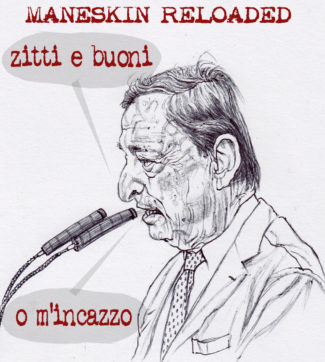 Copertina di La vignetta di Mannelli