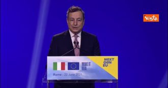 Copertina di Recovery, Draghi: “Sfida più importante è l’attuazione del piano. Fondi vanno spesi bene, in maniera efficiente e con onestà”