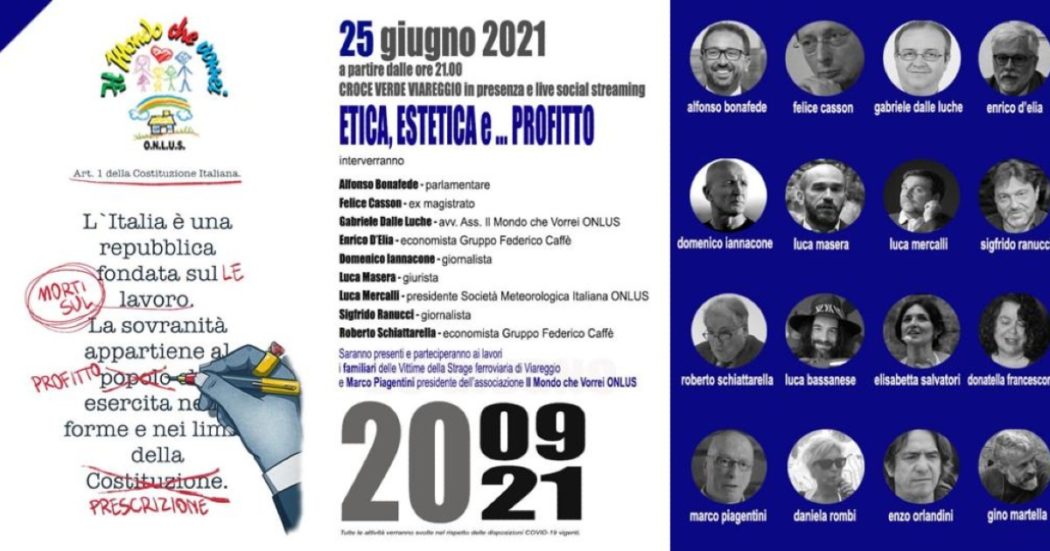 Strage di Viareggio, il dibattito con Bonafede, Ranucci su “Etica, estetica e…profitto”: l’evento a 12 anni dall’incidente ferroviario