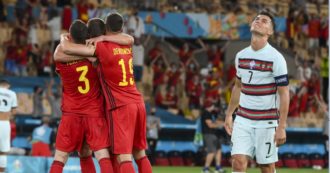 Copertina di Europei 2021, sarà il Belgio di Lukaku a sfidare l’Italia ai quarti venerdì sera. Il Portogallo di Ronaldo battuto 1-0 a Siviglia