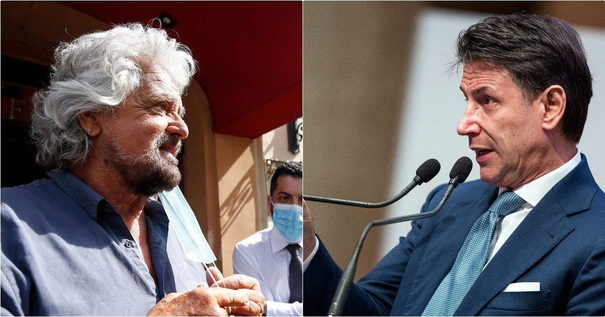 Conte: “Il mio progetto politico non resterà nel cassetto, c’è sostegno dei cittadini. Grillo? Non dica falsità su di me, se vuole pubblichiamo le mail”. Le accuse del garante: “Il suo statuto? Al centro c’era solo lui”