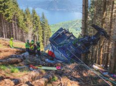 Copertina di Strage funivia, altri 11 indagati: “Omicidio, lesioni e attentato a sicurezza dei trasporti”