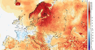 Copertina di Riscaldamento globale, al circolo polare artico le stesse temperature di Palermo. Nel Nord della Norvegia 34 gradi