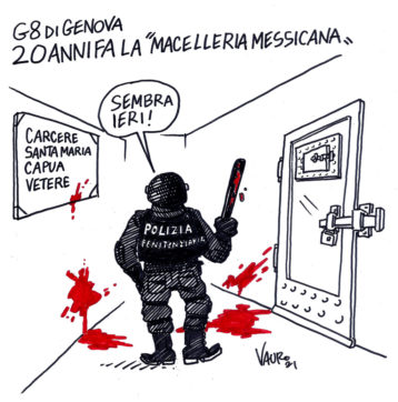 Copertina di La vignetta di Vauro