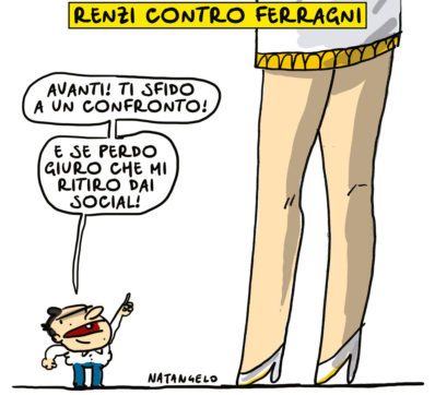 Scontro sui social