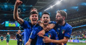 Copertina di Italia-Spagna 5-3 ai rigori, gli Azzurri in finale all’Europeo: Donnarumma ferma Morata, poi Jorginho cancella 120 minuti di sofferenza