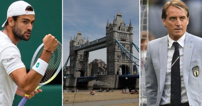 Da Wimbledon a Wembley: 20 chilometri per la storia. La domenica ‘italiana’ a Londra: prima Berrettini poi gli azzurri di Mancini