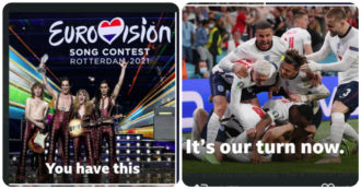 Copertina di L’Inghilterra tuona: “Cara Italia, hai già vinto l’Eurovision. Ora è il nostro turno”. E i tifosi reagiscono così