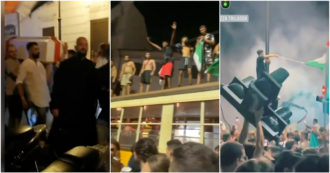 Copertina di Bare, bandiere inglesi bruciate e assalti a tram e bus: la notte di eccessi dei tifosi italiani dopo la vittoria a Euro 2020 – Video