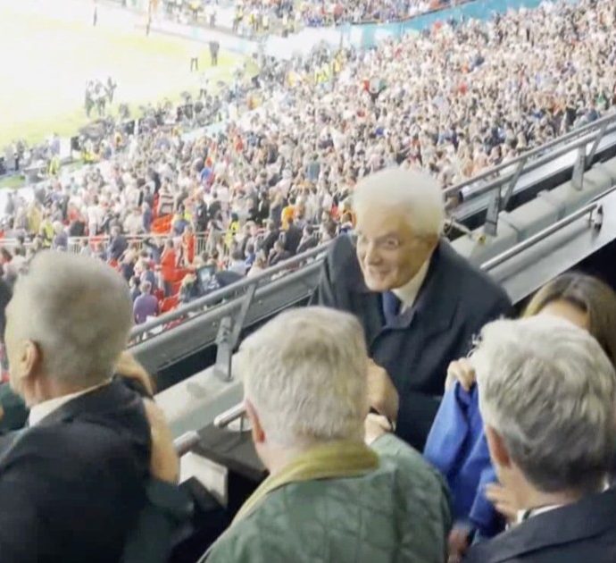 Italia Campione d’Europa, la vittoria dell’Italia vista da Mattarella allo stadio di Wembley