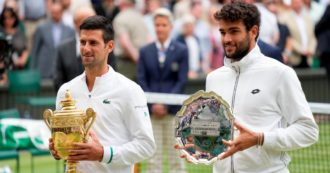 Copertina di Berrettini è già nella storia. Ma vince il marziano Nole