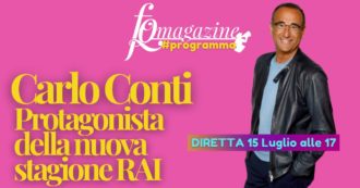 Copertina di Carlo Conti protagonista della nuova stagione televisiva Rai in diretta Facebook con Claudia Rossi e Andrea Conti