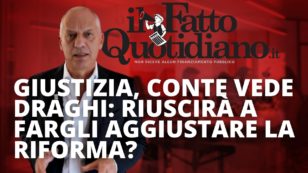 Copertina di Giustizia, Conte vede Draghi: riuscirà a fargli aggiustare la riforma? Segui al diretta con Peter Gomez