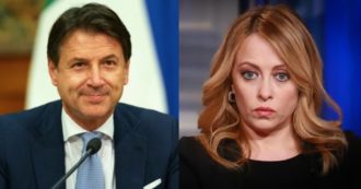 Copertina di FQChart della settimana: FdI primo partito nei sondaggi, M5s spera nell’effetto Conte