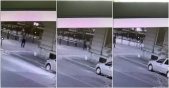 Voghera, le immagini degli attimi prima dello sparo: l’aggressione poi il colpo – Video