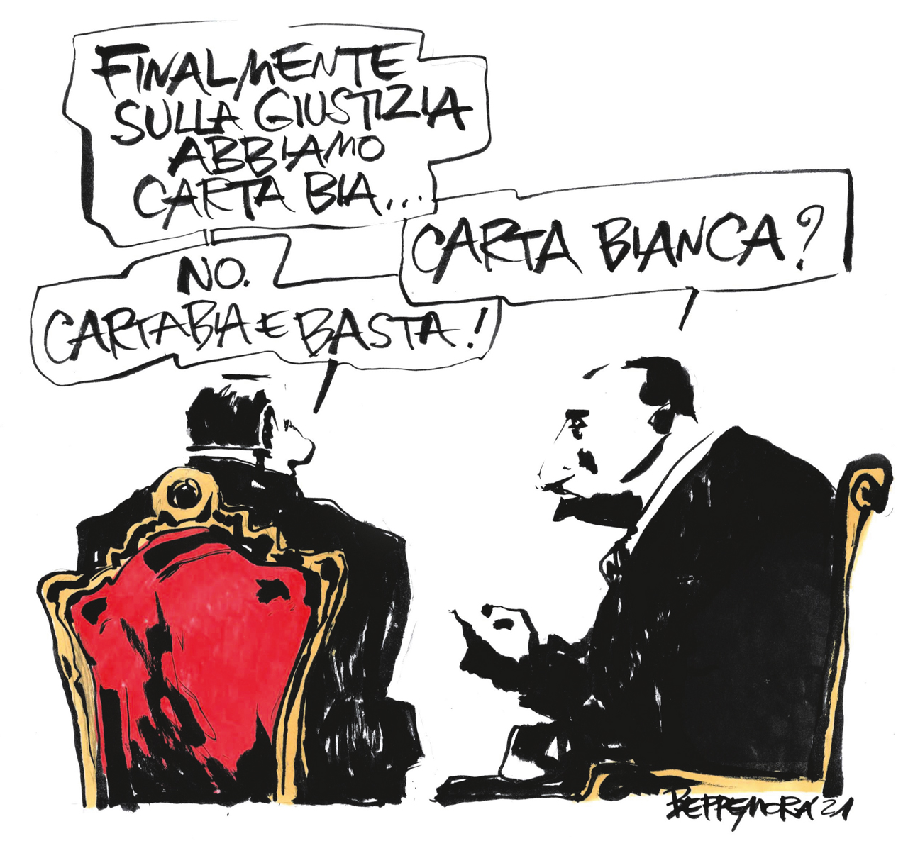La vignetta di Mora La vignetta di Mora