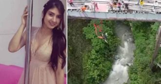 Copertina di Fraintende il segnale di via mentre fa bungee jumping e salta nel vuoto dal ponte senza corde: ragazza di 25 anni muore