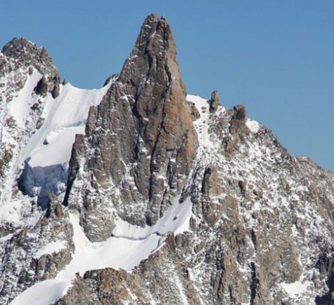 Alpinista muore durante una discesa dal Dente del Gigante