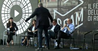 Copertina di Roma, il candidato di centrodestra Michetti abbandona il primo confronto pubblico: “La rissa no”. Calenda: “È solo un dibattito…”