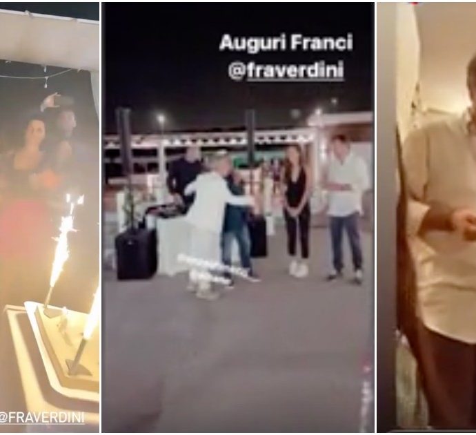 Francesca Verdini, il fidanzato Matteo Salvini la festeggia con Pupo e Al Bano. Lei: “Amore immenso della mia vita”
