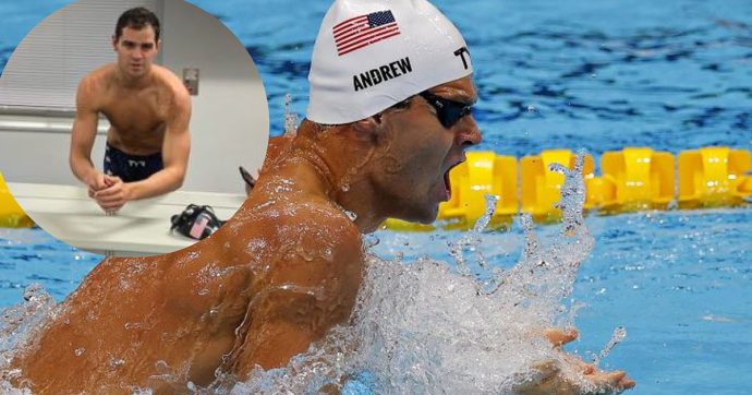 Michael Andrew, il nuotatore Usa no vax che alle Olimpiadi di Tokyo gira senza mascherina